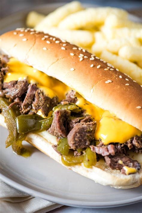 Then adding extra cheese on top to melt over the perfectly seasoned. Crock Pot Philly Cheesesteak Sandwich in 2020 | Sirloin ...