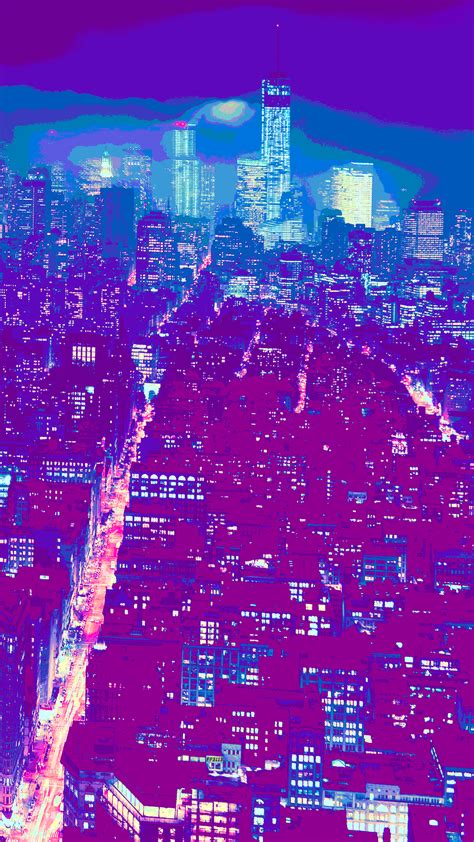 Aesthetic Phone Wallpaper City At Night By Ff3113 On Deviantart