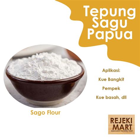 Jual 500gr Tepung Sagu Sago Flour Papua Shopee Indonesia