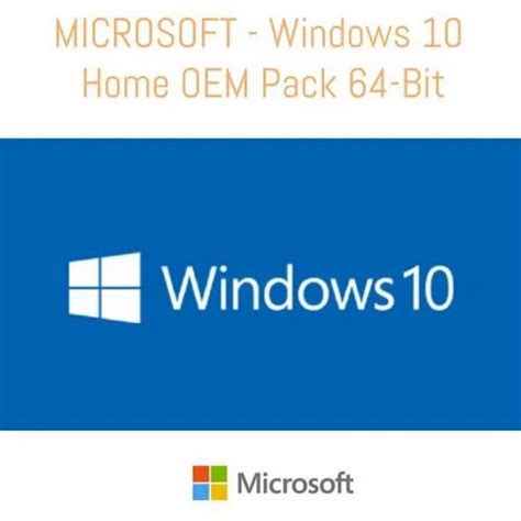 Microsoft Windows 10 Home Oem Pack 64 Bit At Best Price In New Delhi