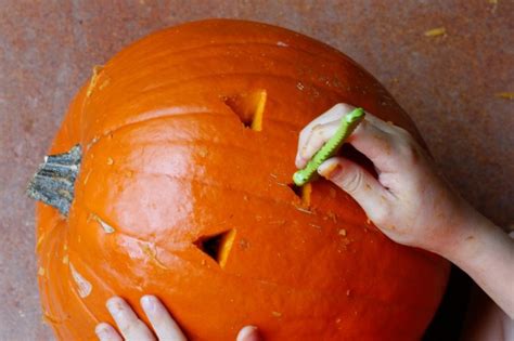 Pumpkins just seem to go with fall. Pumpkin Carving with Kids