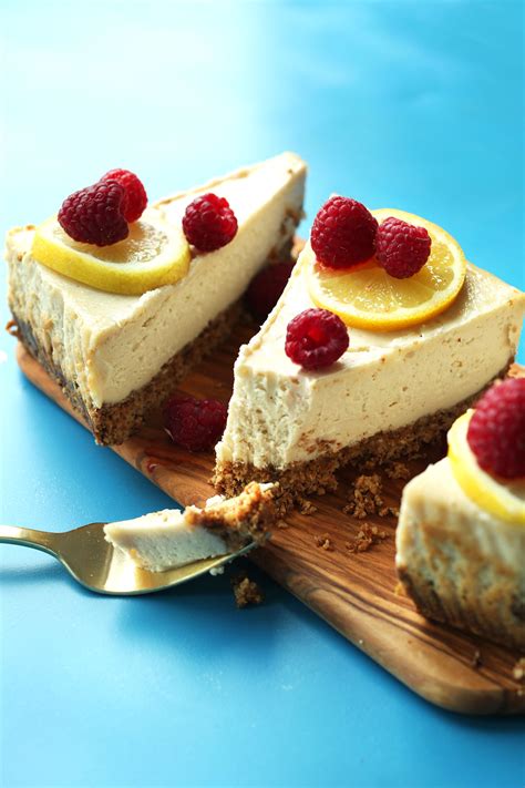 Easy Baked Cheesecake Vegan Gf Minimalist Baker Recipes