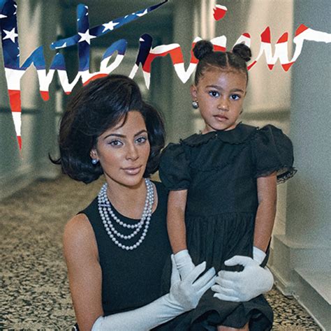 Photos From Kim Kardashian And North Wests Interview Cover Spread E