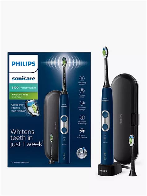 Philips Sonicare Hx687147 Protectiveclean 6100 Electric Toothbrush Navy