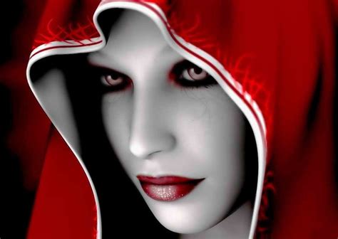 Evil Woman In Red Hood Evil Women Evil Girls Evil Females