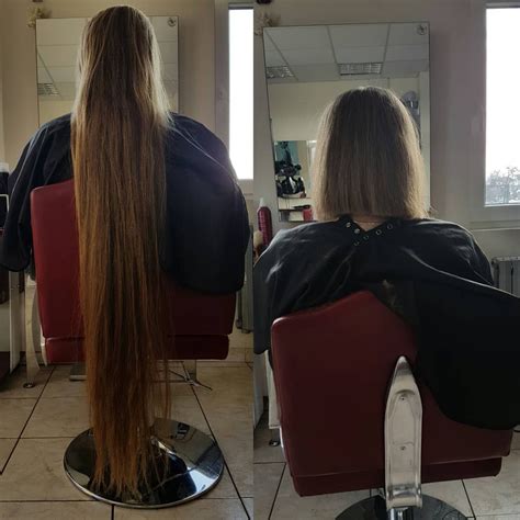 Long Hair Cut Off Very Short - Long Hair