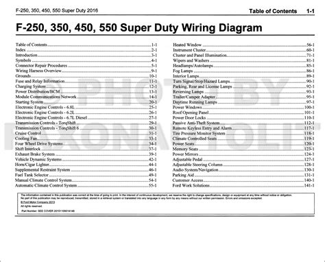 The 1969 diagrams and all others marked with a red asterisk. 2016 Ford F250-F550 Super DutyTruck Wiring Diagram Manual ...