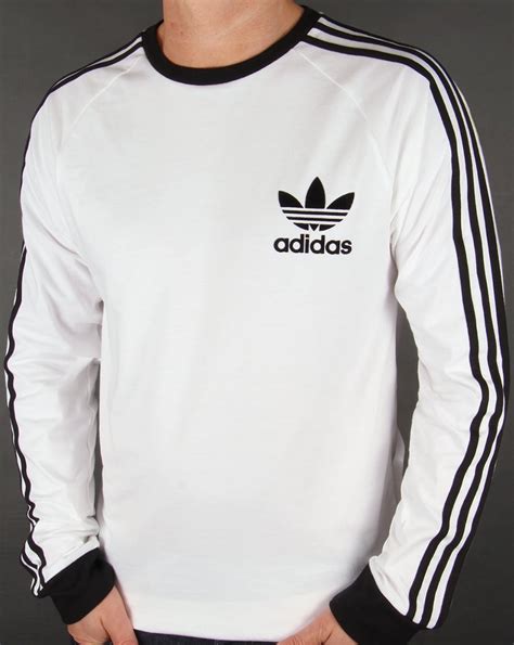 Loungewear adicolor essentials trefoil tee. Adidas Originals CLFN Long Sleeve T Shirt White,trefoil ...
