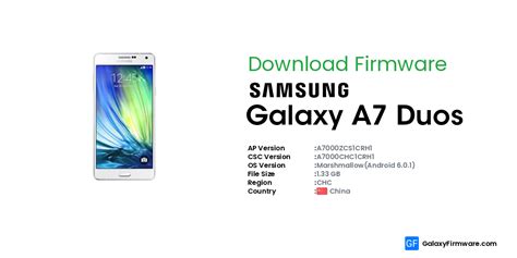 Galaxy Firmware Samsung Galaxy A7 Duos Sm A7000 Chc A7000zcs1crh1