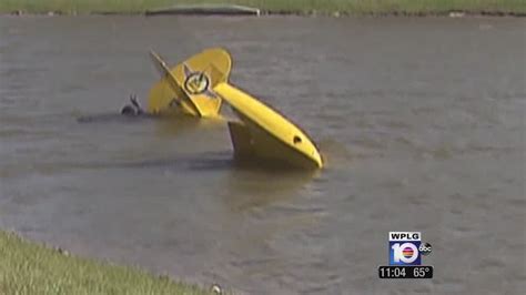 Small Plane Crashes Into Miami Dade County Lake