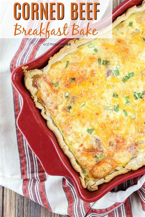 For a traditional holiday dish. This hearty and feel-good corned beef hash breakfast casserole is absolutely delici… | Breakfast ...