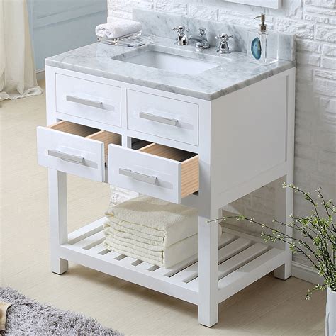 20 White Vanity With Sink