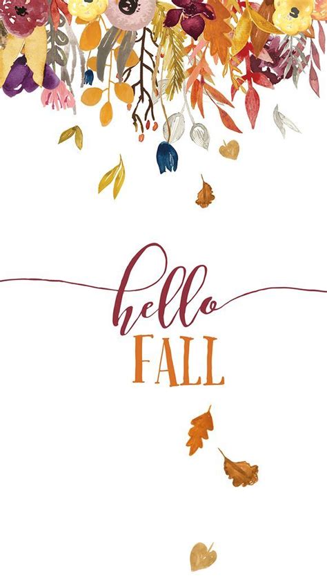 Fall Iphone Wallpaper Hello Fall Box Fall