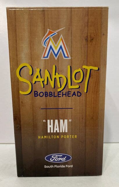 The Sandlot Ham Porter Miami Marlins Major League Baseball Bobblehead