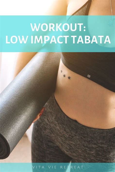 Low Impact Tabata Vita Vie Retreat Workout Hiit Workout Tabata Workouts