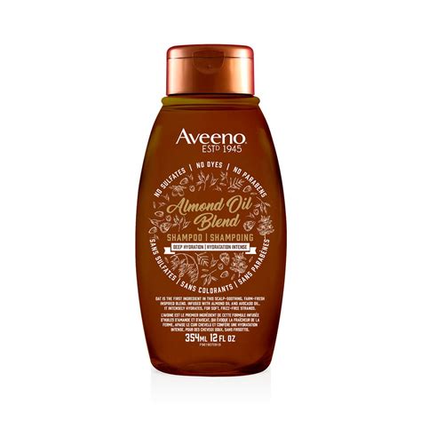 Aveeno moisturizer was not developed to be put on your hair. Aveeno Almond Oil Blend Shampoo 12oz