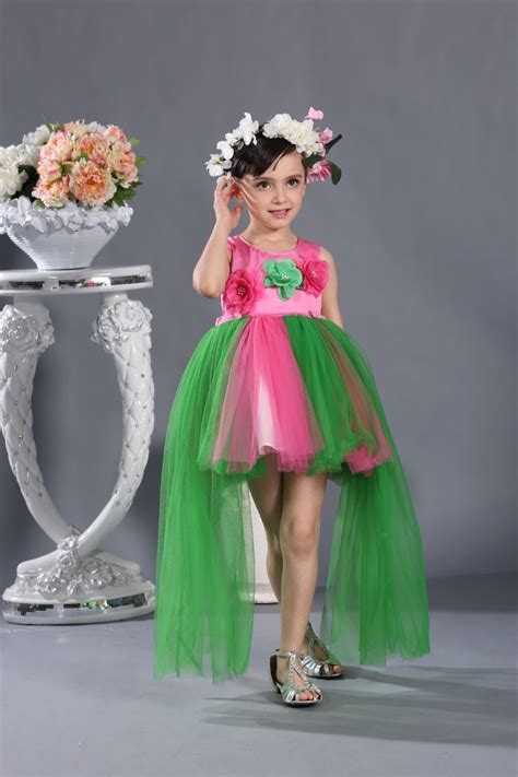 2016 Summer Girl Party Dress Fashion Frock For Kids Children Wonderful