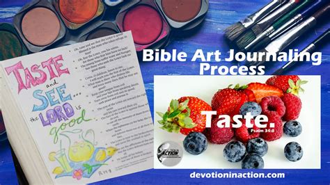 Taste Bible Art Journaling Process Devotion In Action