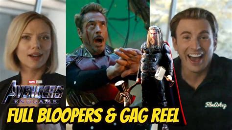 Avengers Endgame Full Bloopers And Gag Reel Hilarious Marvel