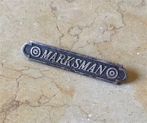 Ww1 Us Marine Corps Marksman M1922 Marksmanship Qualification Badge