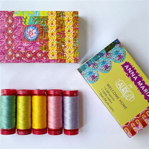 Aurifil Anna Maria Horner Welcome Home 12wt Collection Artistic