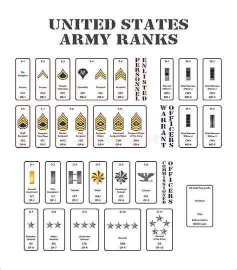 United States Military Rank Insignia
