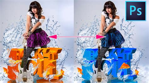 How To Change The Color In Complex Objects In Photoshop Without