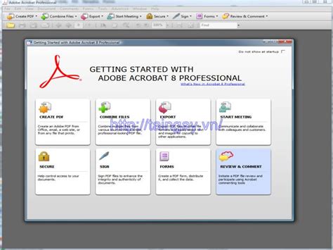 Down ứng Dụng Adobe Acrobat 8 Professional Chỉnh Sửa Pdf Miễn Phí