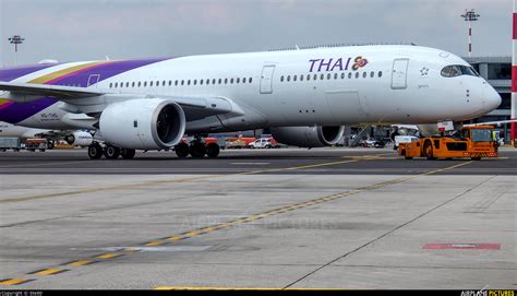 Hs Thg Thai Airways Airbus A350 900 At Milan Malpensa Photo Id