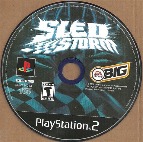 Sled Storm Ea Sports Big Playstation 2 Video Game Disc Ps2 Ps2 Ntsc U