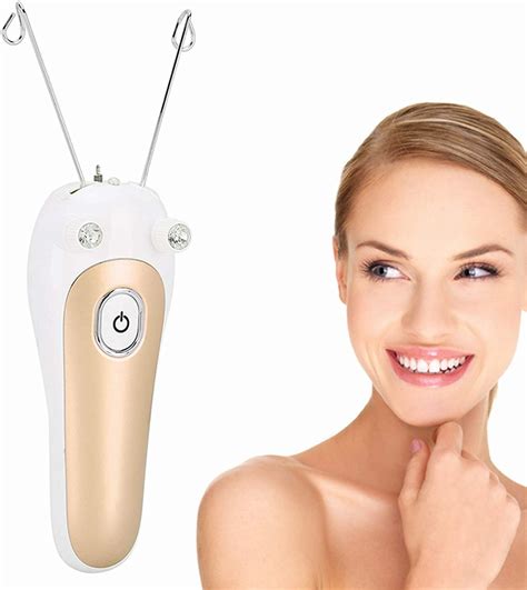 electric hair removal body facial threading epilator with cotton thread rechargeable physical