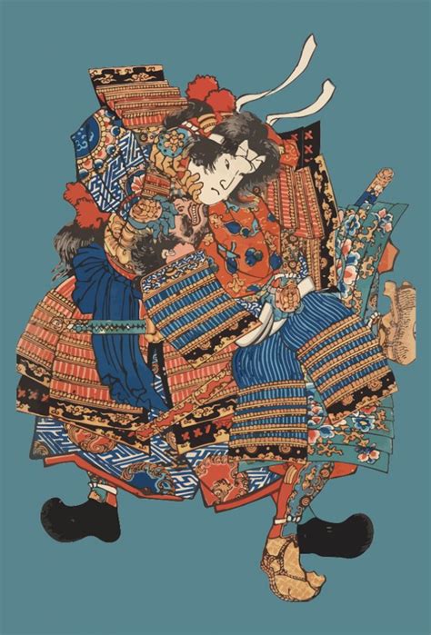 Samurai Japanese Ukiyo E By Utagawa Kuniyoshi Ai Illustrator File