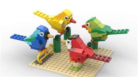 Lego Moc 11020 Birds By Lenarex Rebrickable Build With Lego