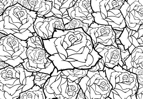 Rose Flower Vector Background Black And White Download Free Vectors