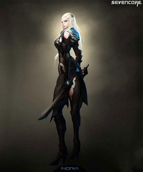Mmorpg Character Design And Promo Art From Sevencore Fantasy Inspiration
