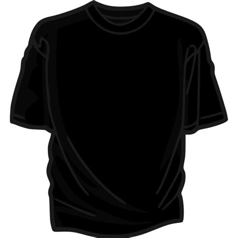 Black T Shirt Vector Illustration Free Svg
