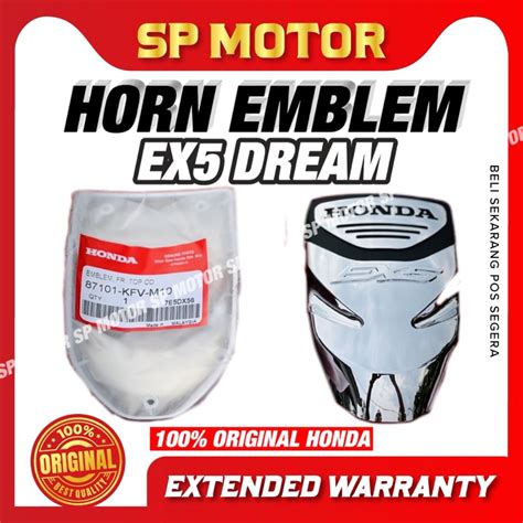 Ex Logo Emblem Dada Original Honda Ex Dream Horn Logo Ori Boon