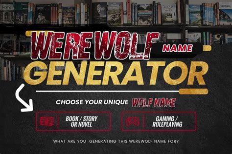 Werewolf Name Generator Choose Your Unique Wolf Name