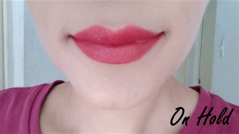 Mac Cremesheen Lipstick On Hold Youtube