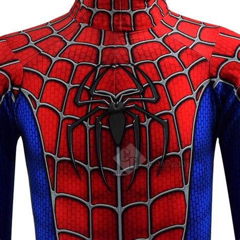 Spider Man Into The Spider Verse Peter Parker Jumpsuit Mask Adult