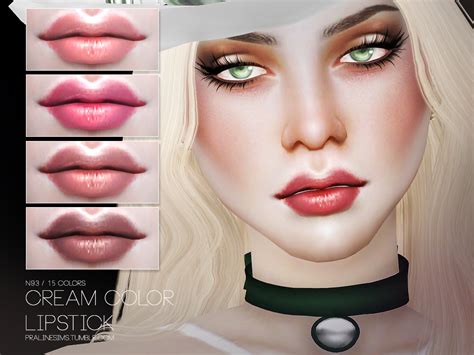 Sims4sisters — Pralinesims Download Cream Color Lipstick