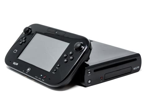 Nintendo Wii U Console 32gb Black Refurbished — Voomwa