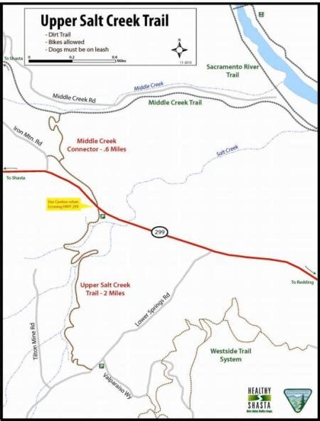 Upper Salt Creek Trail Map Bureau Of Land Management