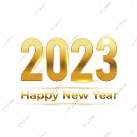 New Year 2023 Vector Design Images Happy New Year 2023 Golden