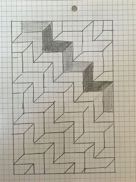 Daily Basic Art Dibujos De Geometria Dibujos En Graph Paper