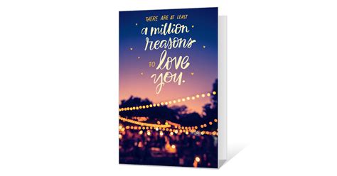 A Million Reasons To Love You American Greetings