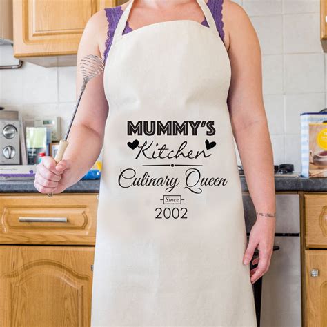 Personalised Mothers Day Aprons By Able Labels