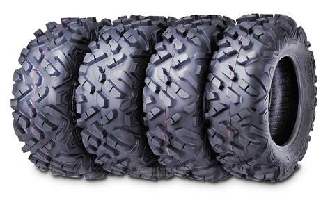 Set of 4 ATV UTV Tires 26x8-14 26x8x14 Front & 26x10-14 26x10x14 Rear