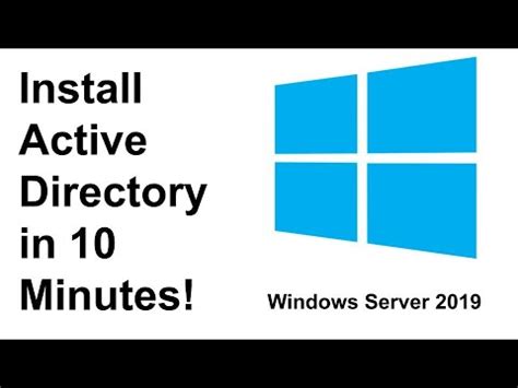 Install Active Directory In Minutes YouTube