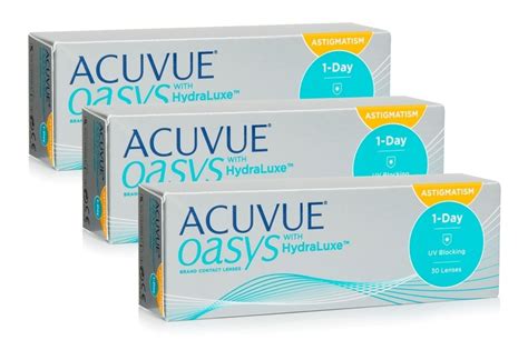 ACUVUE OASIS 1 DAY WITH HYDRALUXE FOR ASTIGMATISM CONFEZIONE 90 LAC